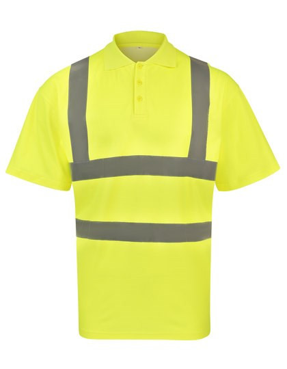 Korntex - High-End Polycotton Hi-Vis Polo Shirt Cambridge