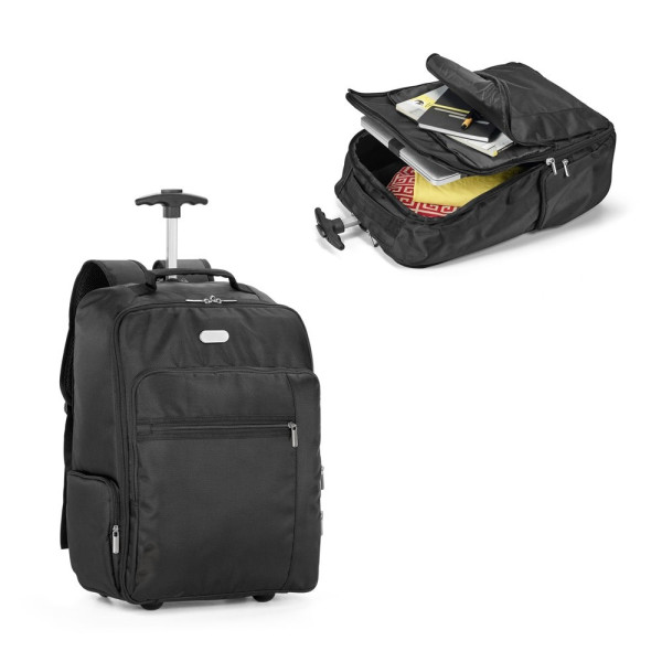 AVENIR. Laptop-Trolley-Rucksack 17'' aus 1680D und 300D