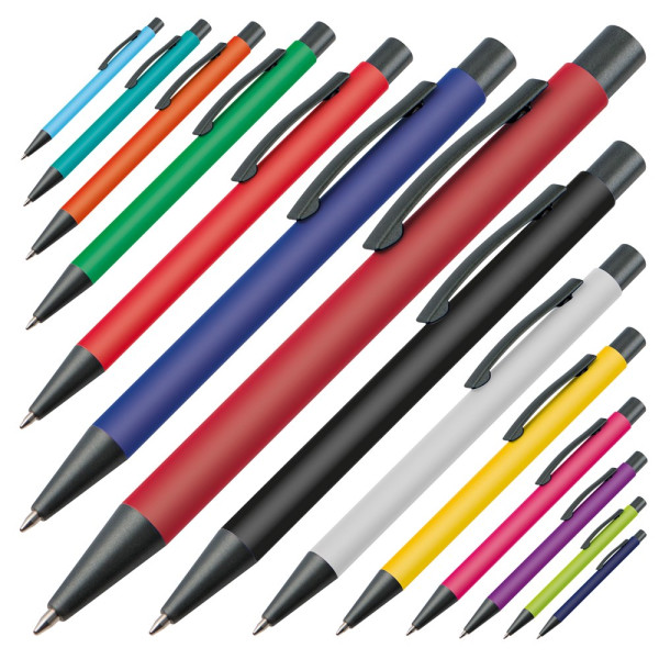 Matter Kugelschreiber mit Metallclip MIKOLAJ