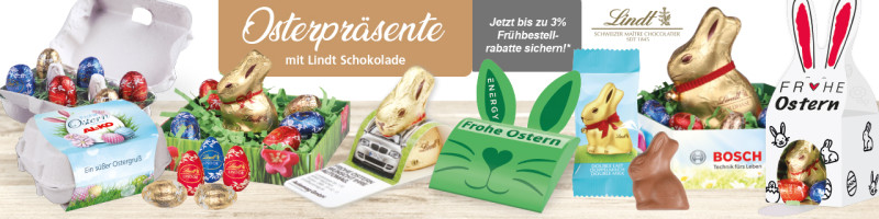 Lindt Schokolade personalisiert für Ostern