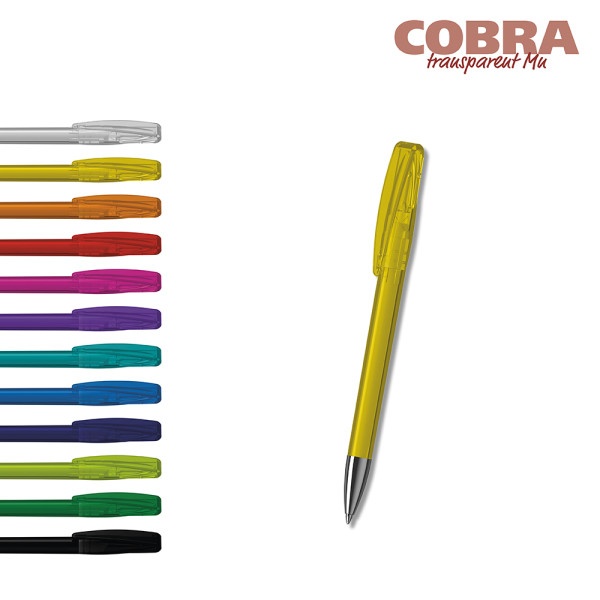 Klio-Eterna - Cobra transparent Mn - Drehkugelschreiber