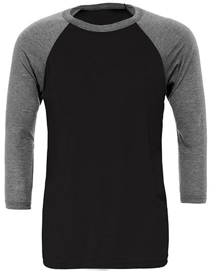 Canvas - Unisex 3/4 Sleeve Baseball T-Shirt