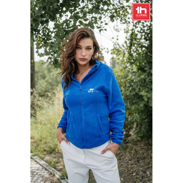 THC HELSINKI WOMEN. Polarfleecejacke aus Polyester mit Gürtel für Damen