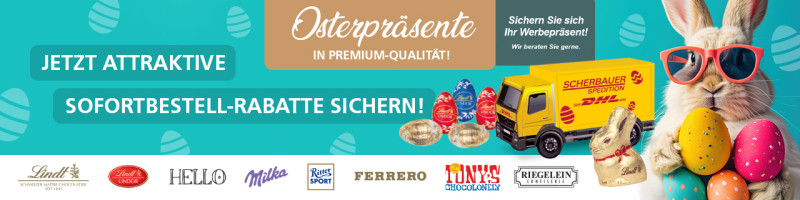 Osterpräsente mit Logo mit Sofortbbestellerrabatten