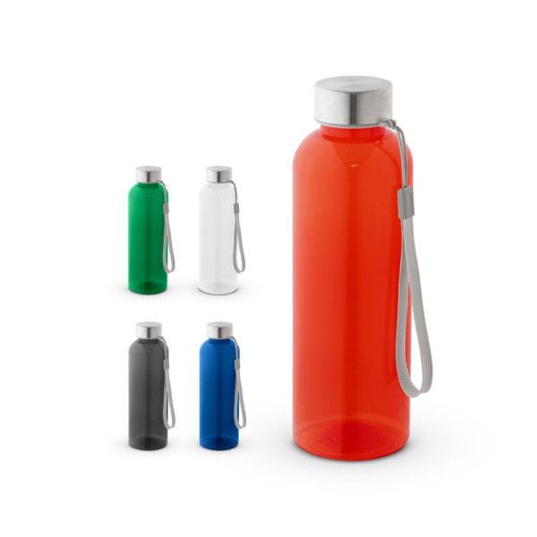 ENDERS M. Trinkflasche (600ml) aus recyceltem PET (100% rPET) mit glänzender transluzenter Oberfläch