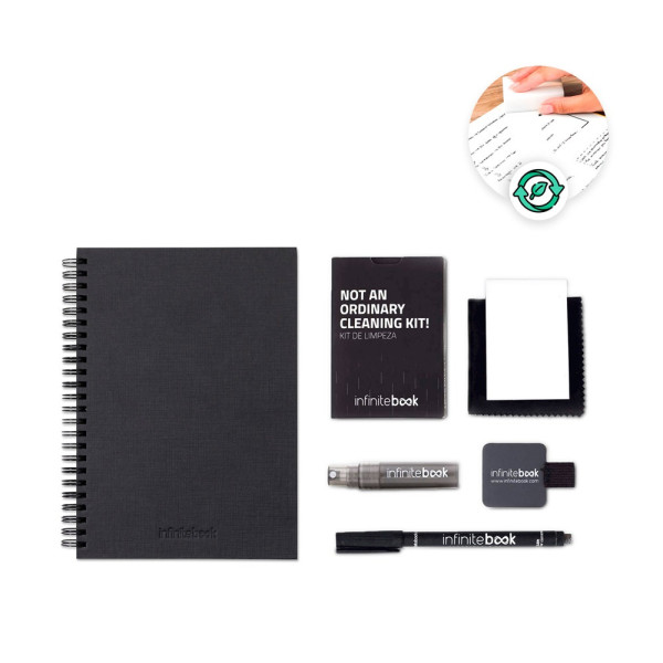 STARTER KIT INFINITEBOOK A5 PLANNER TEXTURE. Set bestehend aus einem Infinitebook mit Hardcover, ein