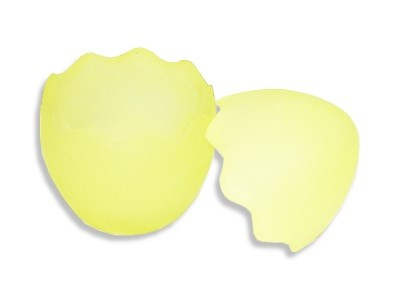 Eidose aus Glas gelb