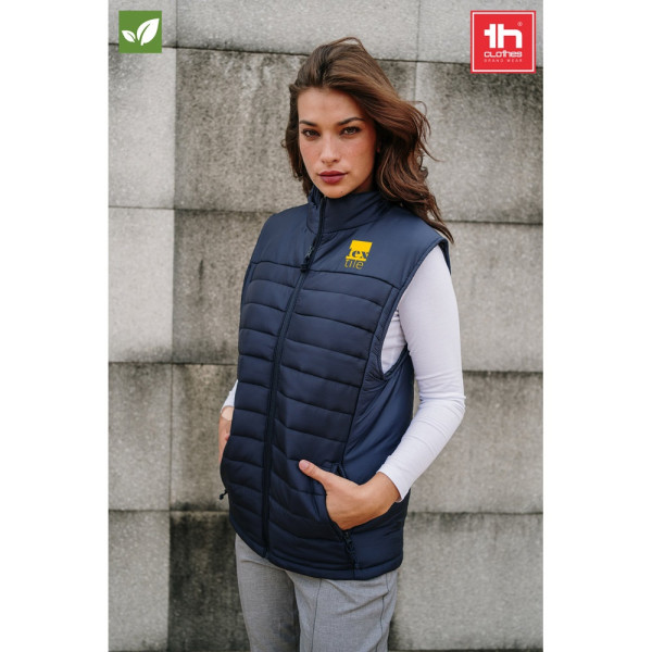 THC CLOUD. Gefütterte Weste (unisex)