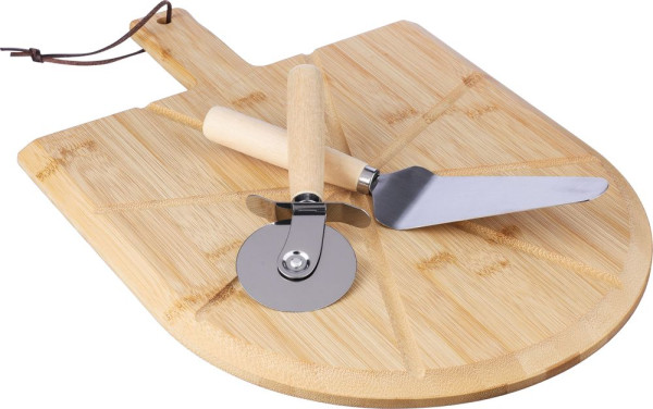 Pizzabrett Vale | Bambus | Mit Schneider und Spatula