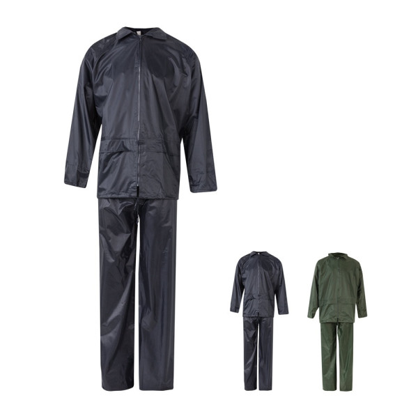 VL SEDNA. Regenanzug (225g/m²), zweiteilig aus Polyester (100%) mit PVC-Beschichtung