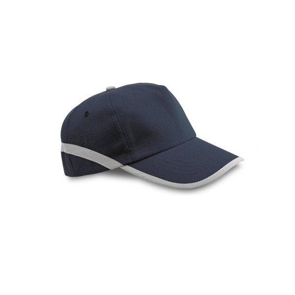 JONES. Kappe aus Polyester (160 g/m²) mit Reflektorelementen