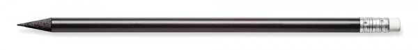 STAEDTLER Bleistift mit Radiertip, schwarz durchgefärbtes Holz